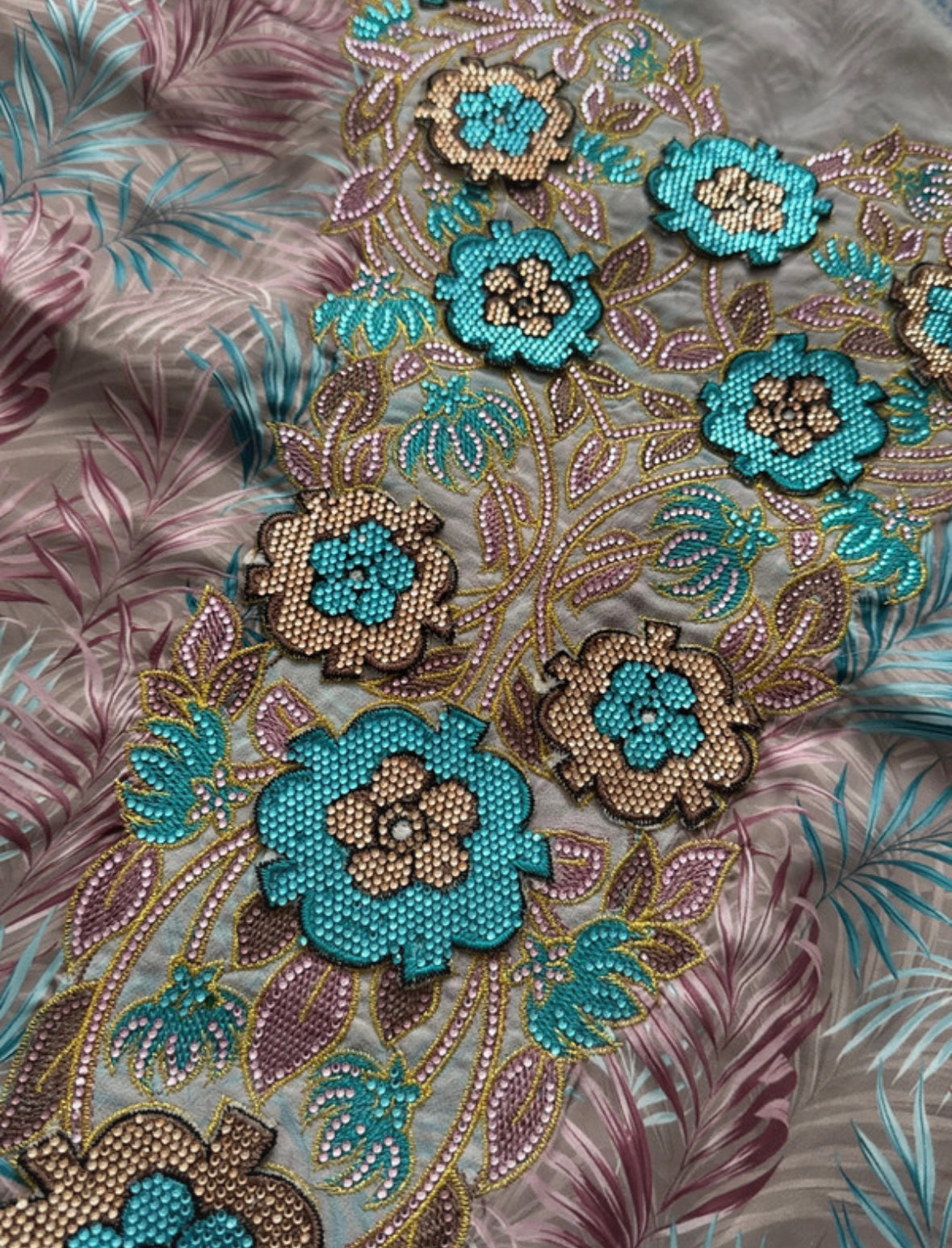 Tissu du mukhawar en soie italienne